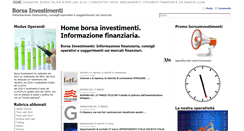 Desktop Screenshot of borsainvestimenti.com
